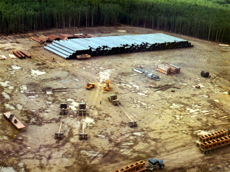 Alaska Pipeline Construction